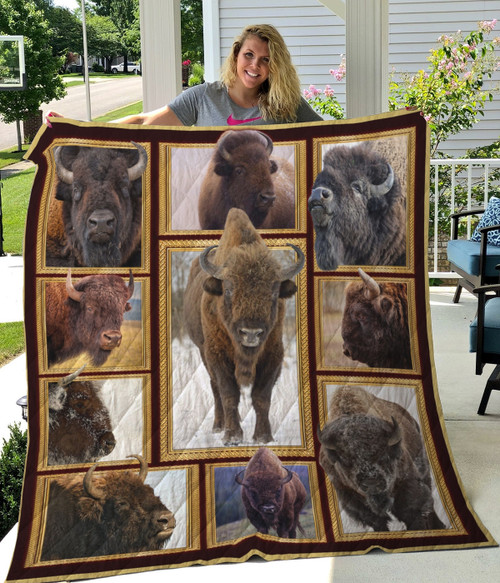 Bison Quilt Picture Collection Quilt Blanket Great Customized Blanket Gifts For Birthday Christmas Thanksgiving