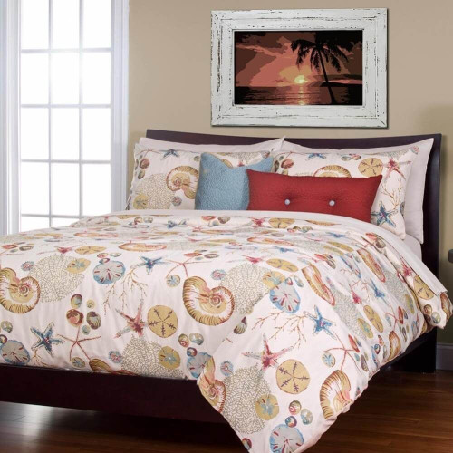 Marco Island Coastal Starfish  Bed Sheets Spread  Duvet Cover Bedding Sets