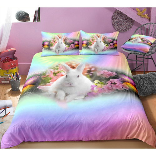 Easter Bunny Bedding Set Bed Sheets Spread  Duvet Cover Bedding Sets