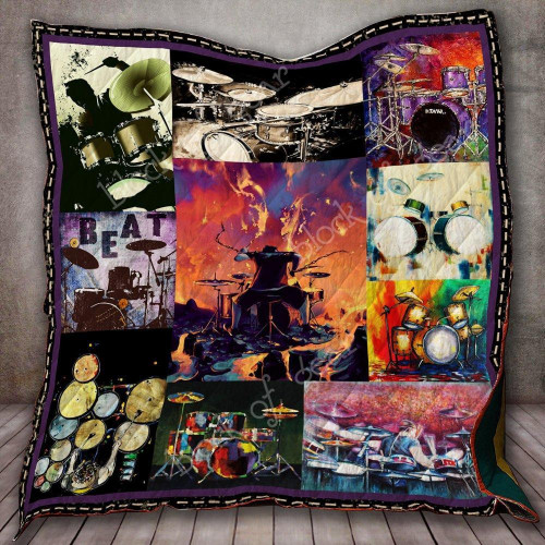 Drummer Beat Quilt Blanket Great Customized Gifts For Birthday Christmas Thanksgiving Perfect Gifts For Drummer Lover