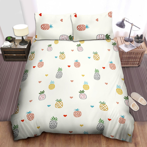 Pineapples Pattern Bedding Set (Duvet Cover & Pillow Cases)