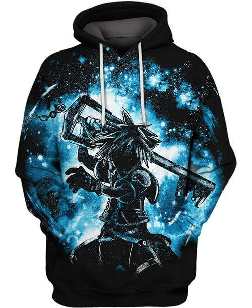 Space Kingdom Hearts For Unisex 3d All Over Print Hoodie, Or Zip-up Hoodie