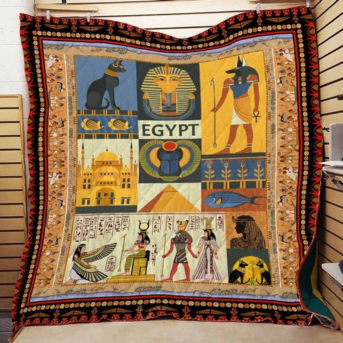 Ancient Egypt Quilt Blanket Great Customized Blanket Gifts For Birthday Christmas Thanksgiving