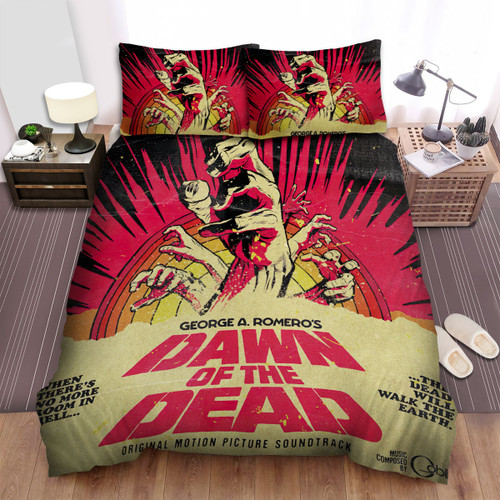 Goblin Dawn Of The Dead Album Cover Bed Sheets Spread Comforter Duvet Cover Bedding Sets