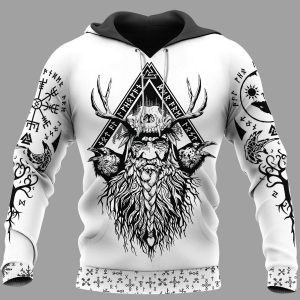 Viking Odin Raven And Yggdrasil 3D All Over Print Hoodie, Or Zip-up Hoodie