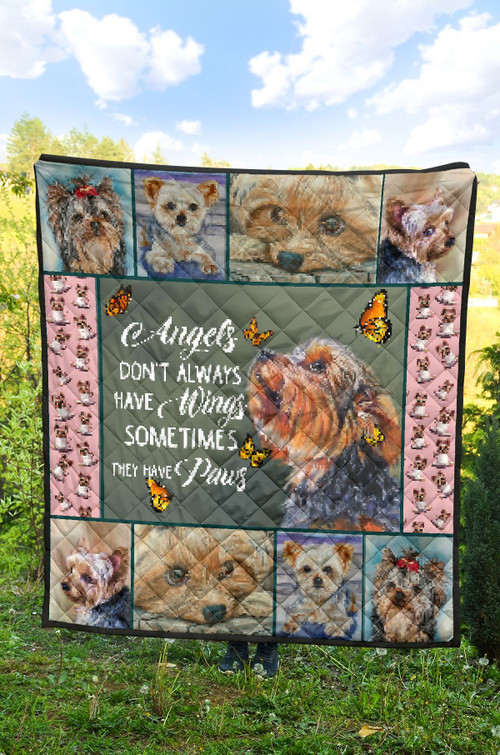 Yorkie Quilt Blanket Great Gifts For Birthday Christmas Thanksgiving Anniversary