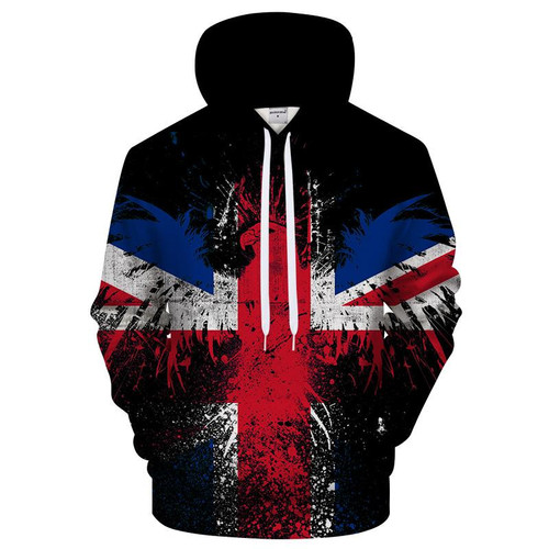 England Flag For Unisex 3D All Over Print Hoodie, Or Zip-up Hoodie