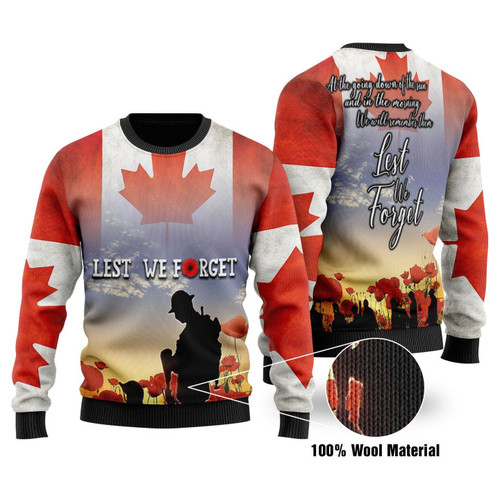 Canadian Veteran Ugly Christmas Sweater