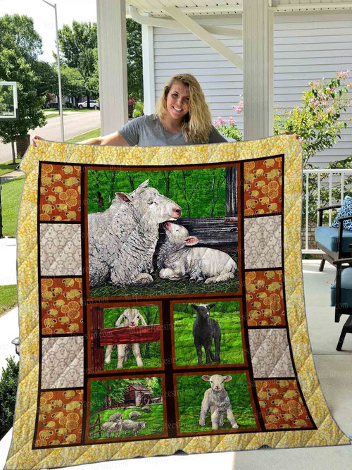 Sheep Mom And Baby Quilt Blanket Great Customized Gifts For Birthday Christmas Thanksgiving Perfect Gifts For Sheep Loveers