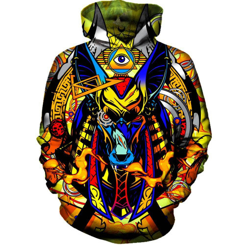 Anubis For Unisex 3D All Over Print Hoodie, Or Zip-up Hoodie