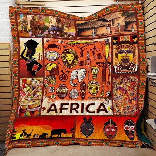 Africa Forever In My Heart Quilt Blanket