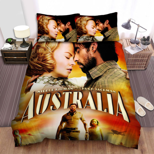 Australia Movie Poster 2 Bed Sheets Spread Comforter Duvet Cover Bedding Sets