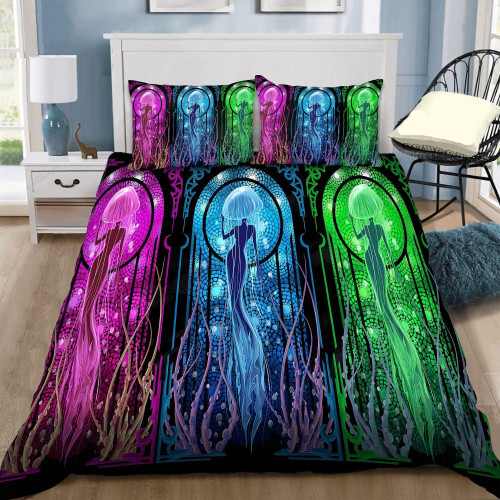 Jellyfish Mermaid Dream Duvet Cover Bedding Set