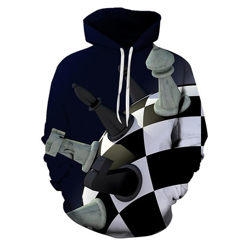 Chess Globe 3D All Over Print Hoodie, Or Zip-up Hoodie