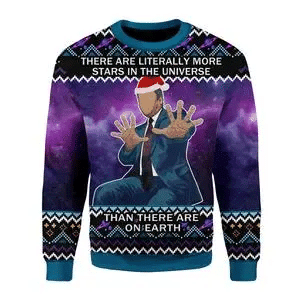 There Are Literally More Stars Ugly Christmas Sweater, All Over Print Sweatshirt
