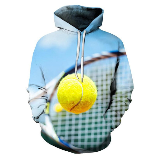 Tennis 3D All Over Print Hoodie, Or Zip-up Hoodie