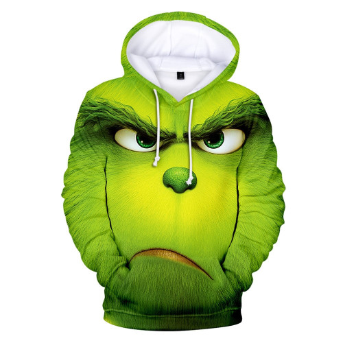 Green Grinch For Unisex 3D All Over Print Hoodie, Or Zip-up Hoodie