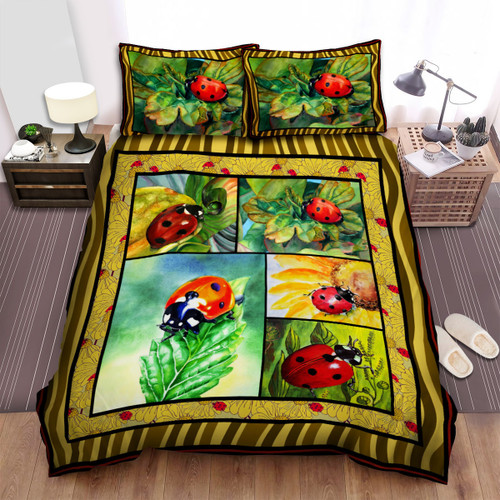 Ladybug Arts Bed Sheets Spread Duvet Cover Bedding Sets