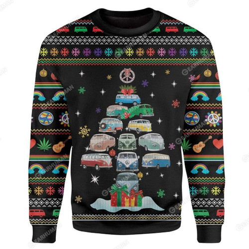 Car Christmas Ugly Sweater