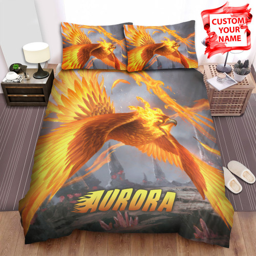Personalized Everquill Phoenix Artwork Bed Sheets Spread Duvet Cover Bedding Sets