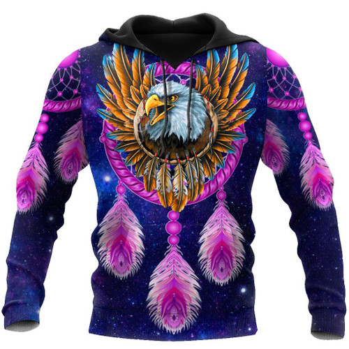 Dreamcatcher Native Eagle 3D All Over Print Hoodie, Or Zip-up Hoodie