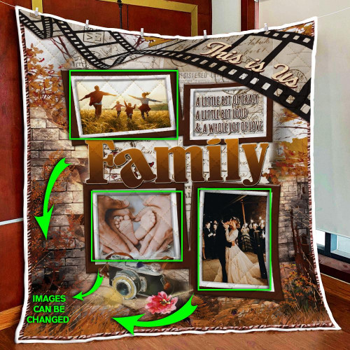 Personalized Family This Is Us Custom Images Quilt Blanket Great Customized Blanket Gifts For Birthday Christmas Thanksgiving Anniversary