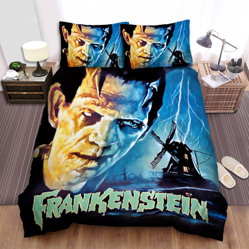 Frankenstein Lightning Bed Sheets Spread Comforter Duvet Cover Bedding Sets