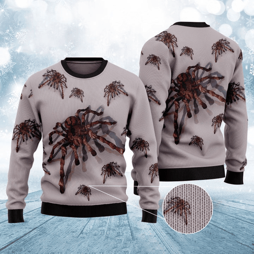 Tarantula Wool Ugly Christmas Sweater