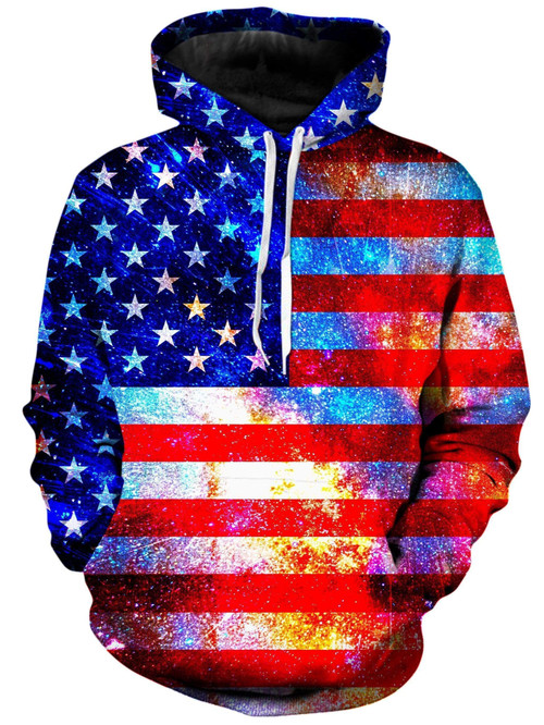 Grunge American Flag 3D All Over Print Hoodie, Or Zip-up Hoodie