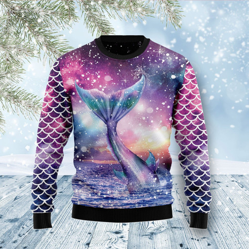 Mermaid Soul Ugly Christmas Sweater, Mermaid Soul 3D All Over Printed Sweater