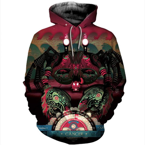 Cancer Zodiac 3D All Over Print Hoodie, Or Zip-up Hoodie