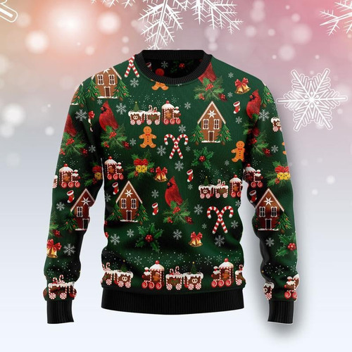 Love Cardinal Ugly Christmas Sweater, Love Cardinal 3D All Over Printed Sweater