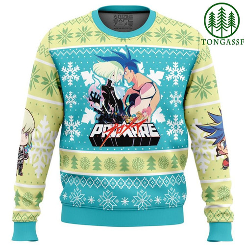 Snowflakes Promare Ugly Christmas Sweater