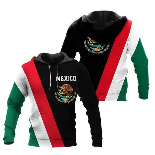 Mexico 3D All Print Hoodie, Zip- Up Hoodie