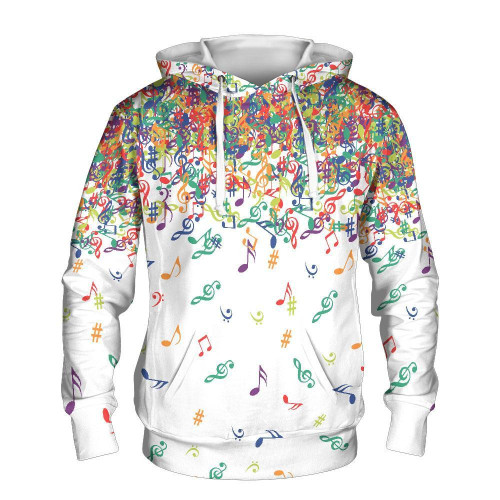 Music Sublimation 3D All Over Print Hoodie, Zip-up Hoodie