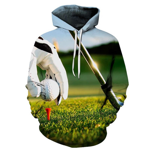 Golfer In The Zone 3D All Over Print Hoodie, Zip-up Hoodie