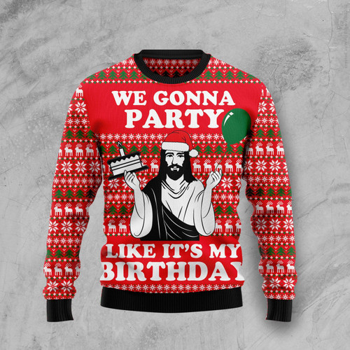 Christian Party Christmas Ugly Sweater