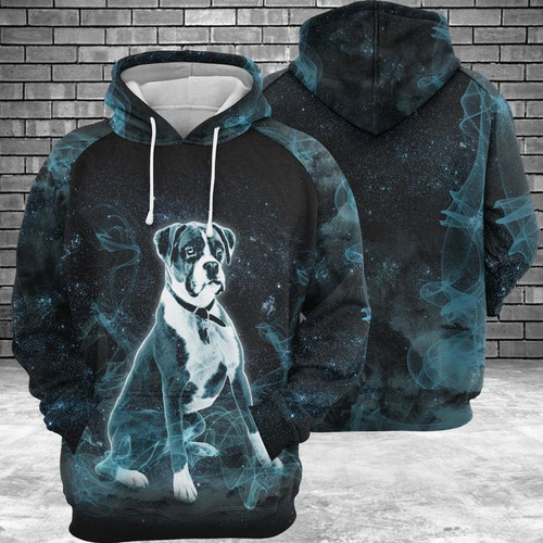 Boxer Galaxy For Unisex 3D All Over Print Hoodie, Zip-up Hoodie
