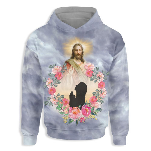 A Strong Woman Blessed By God 3D All Over Print Hoodie, Zip-up Hoodie
