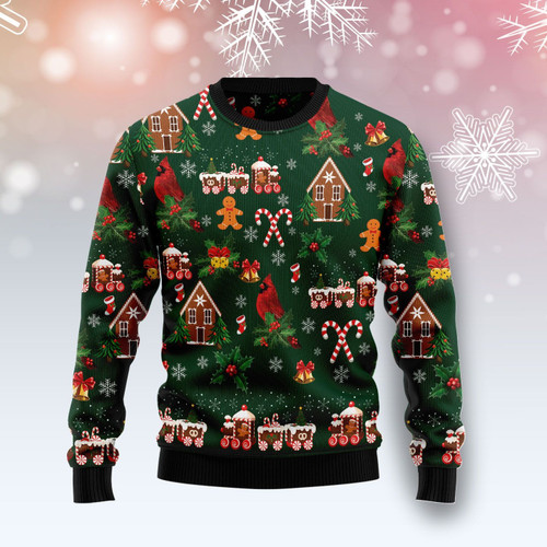 Love Cardinal Ugly Christmas Sweater