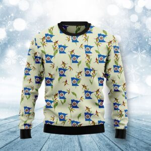Minnesota Lady Slipper For Unisex Ugly Christmas Sweater, All Over Print Sweatshirt