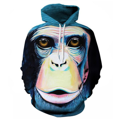 Monkey 3D All Over Print Hoodie, Zip-up Hoodie