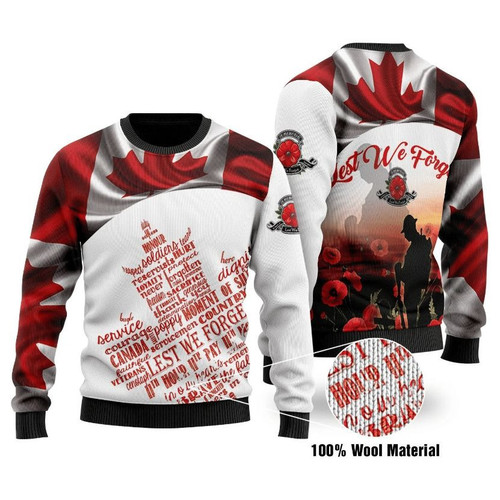 Canadian Veterans Christmas Ugly Sweater