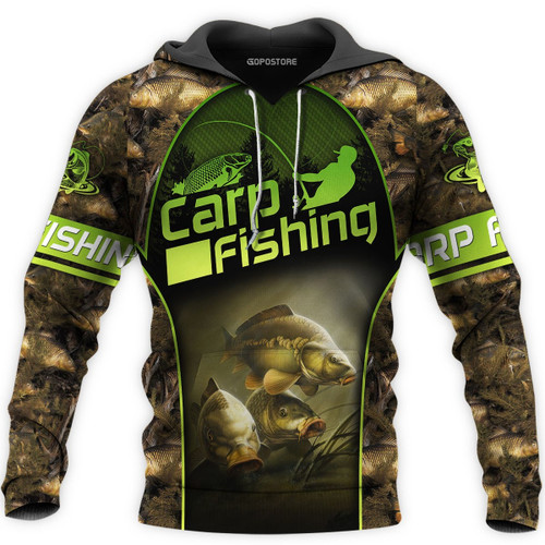 Carp Fishing 3D Hoodie