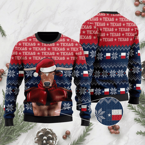 Christmas Texas Ugly Christmas Sweater 3d All Over Print
