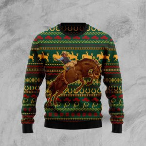 Amazing Cowboy Ugly Christmas Sweater, All Over Print Sweatshirt
