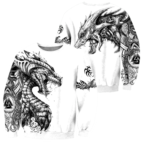 Dungeon Dragon Ugly Christmas Sweater, All Over Print Sweatshirt