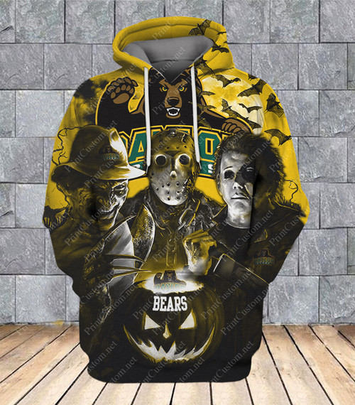 Baylor Bears Halloween 3d Full-Print
