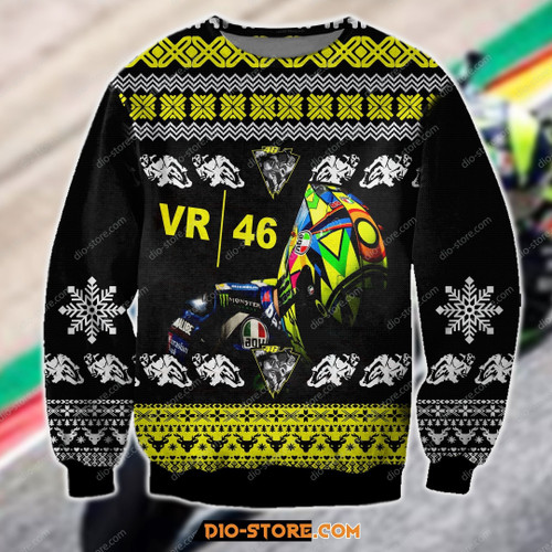 Sky Racing VR46 Ugly Christmas Sweater, All Over Print Sweatshirt