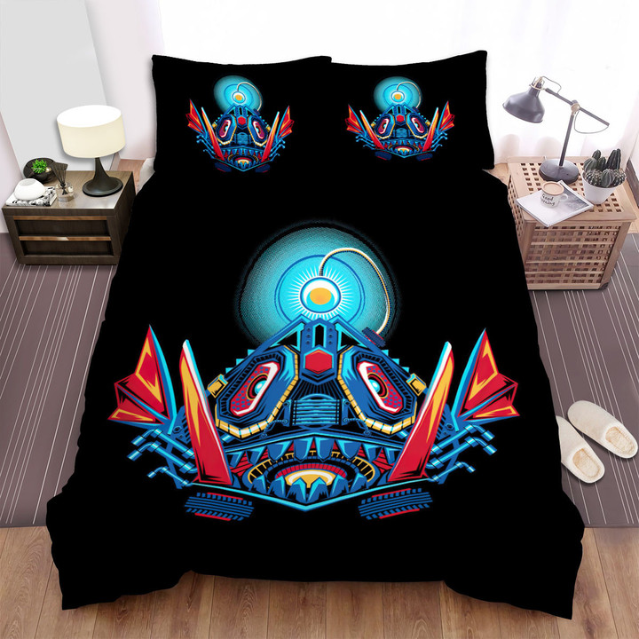 The Wild Animal - The Anglerfish Psychedelic Art Bed Sheets Spread Duvet Cover Bedding Sets